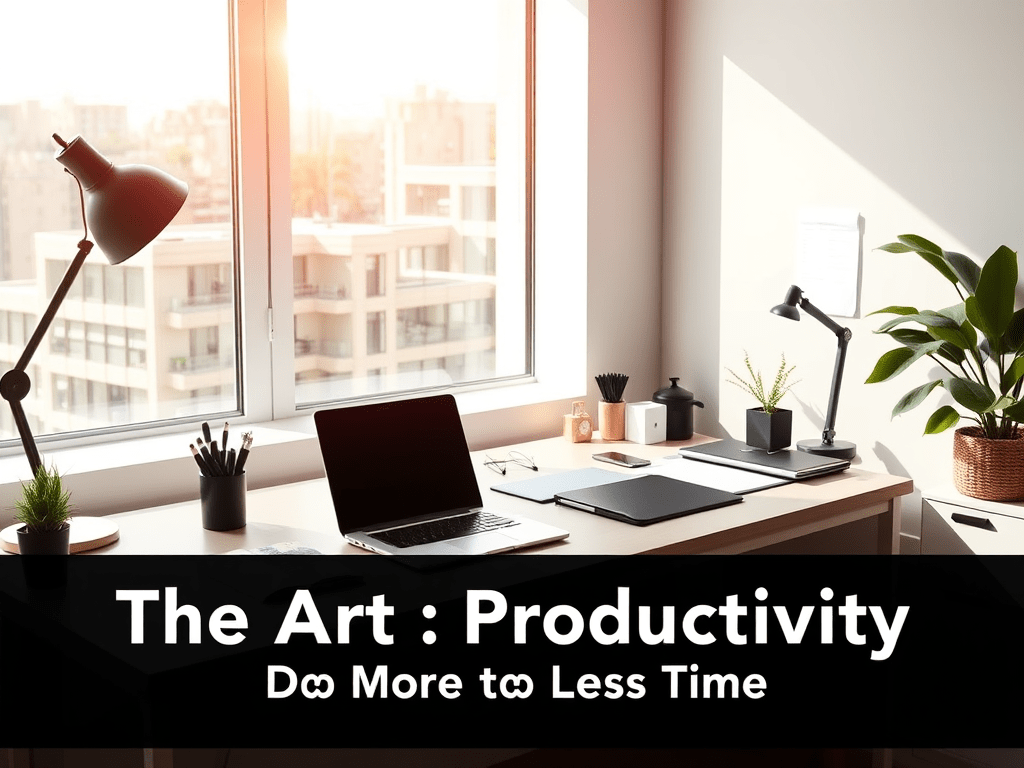 The Art of Productivity: How to Do More in Less&nbsp;Time