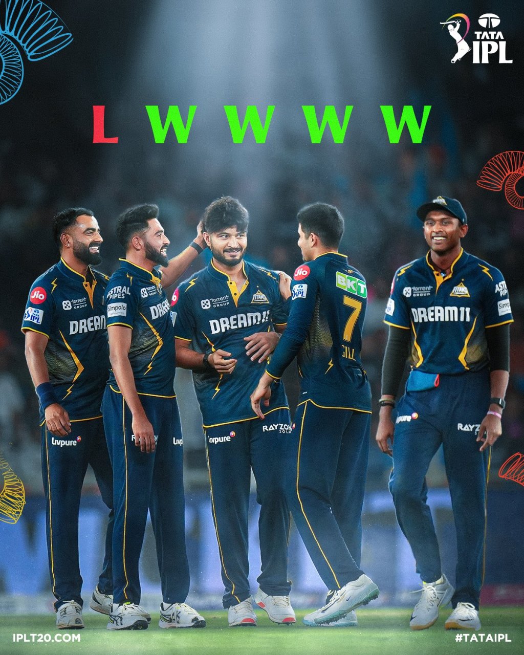 GT Rout RR for 4th Consecutive Win in IPL&nbsp;2025