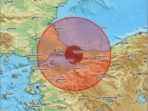 तुर्की के इस्तांबुल में भूकंप के कई&nbsp;झटके