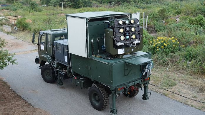 DRDO Showcases 30 KW Laser-Based Weapon to Neutralize Drones and&nbsp;Helicopters