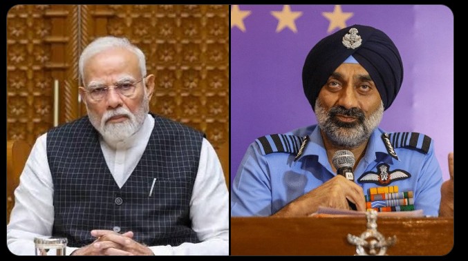 भारतीय वायु सेना  प्रमुख ने प्रधानमंत्री मोदी को तैयारियों की जानकारी&nbsp;दी