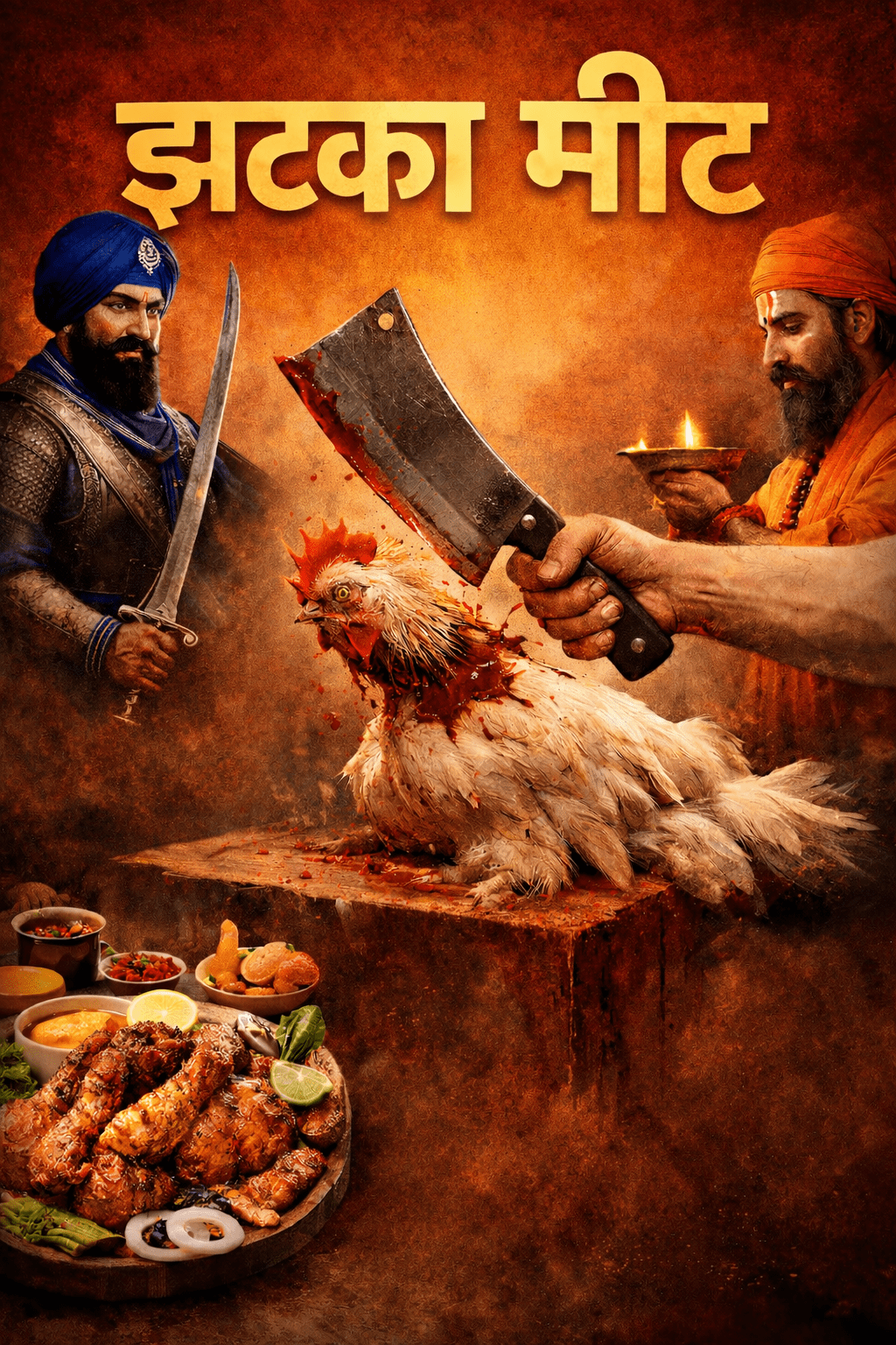 “झटका मीट क्यों है बेहतर? हिंदू और सिख परंपरा की दृष्टि से एक&nbsp;विश्लेषण”