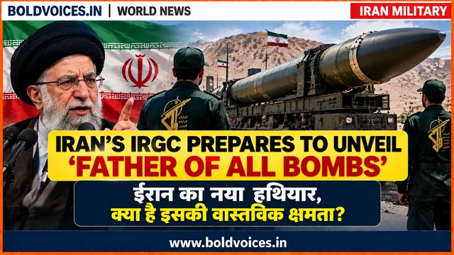 Iran का ‘Father of All Bombs’ जल्द सामने लाने की तैयारी, IRGC के दावे से बढ़ी चर्चा